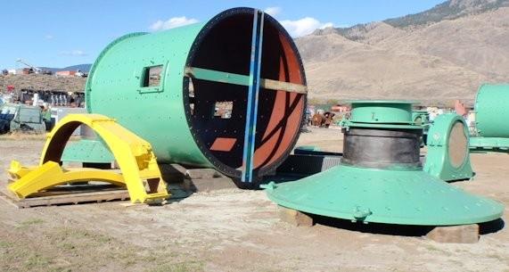 Hardinge-koppers 11' X 14' (3.4 M X 4.3m) Ball Mill. No Motor (previously Installed With 800 Hp)
